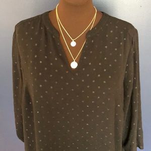 Maurices Black Tunic Length Blouse